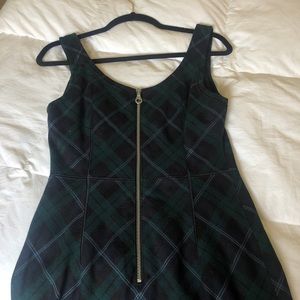 Green Plaid Dress